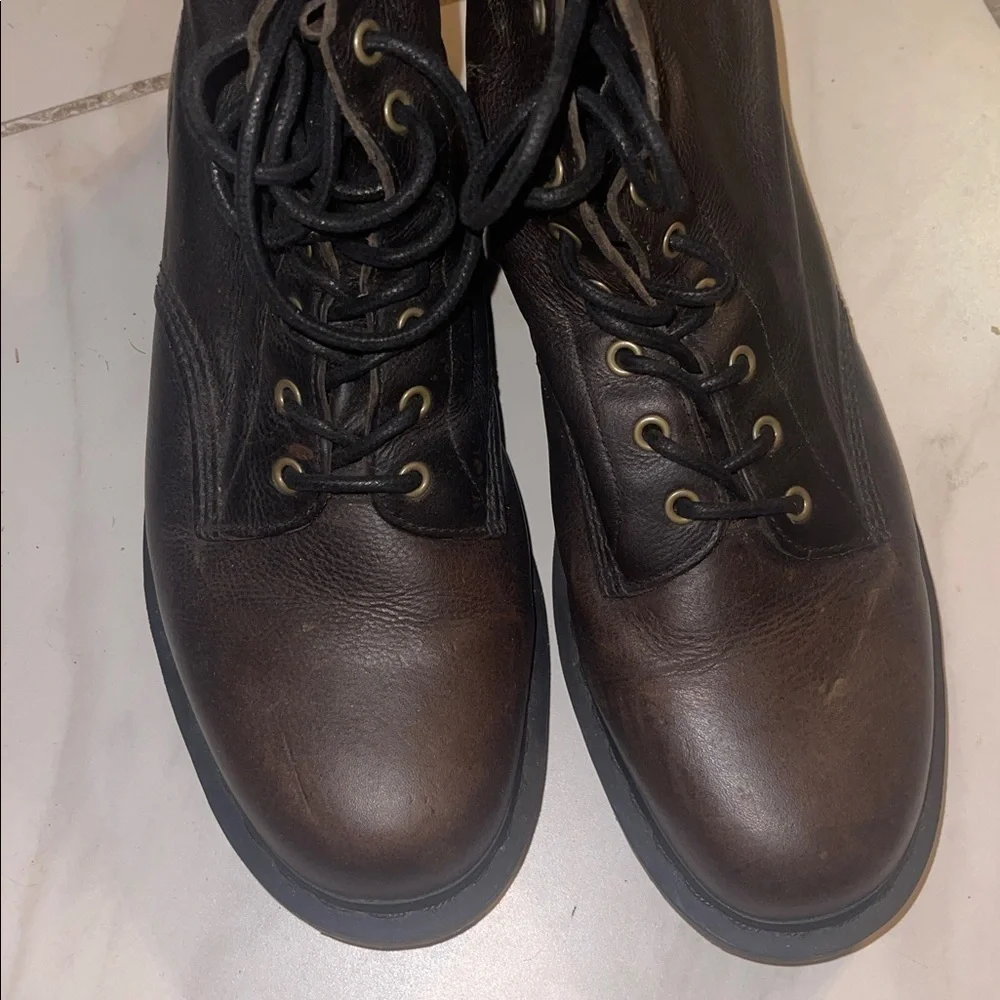 Dr Martens leather boots, size 14